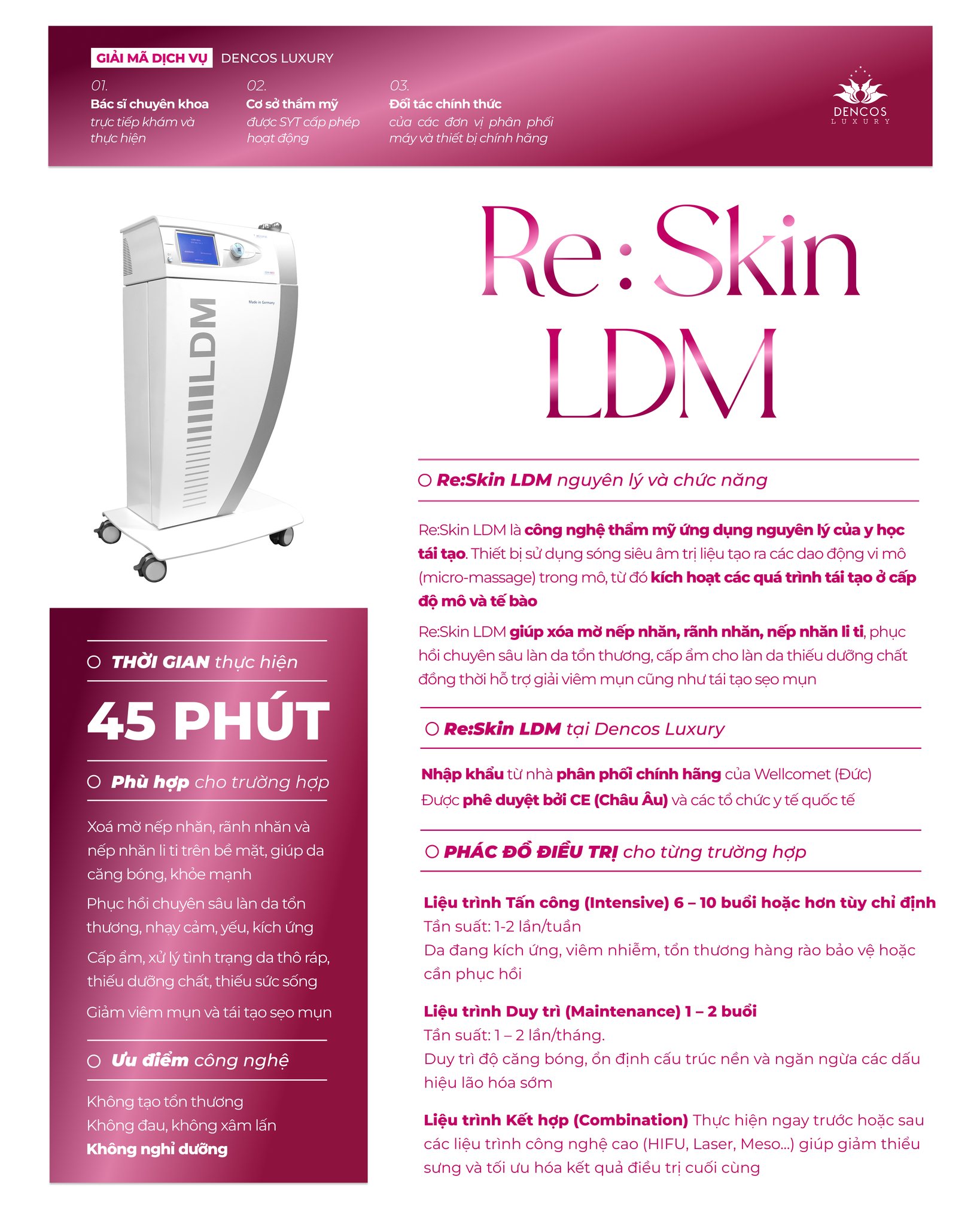 4 Khả năng ưu việt của liệu trình Re:Skin LDM