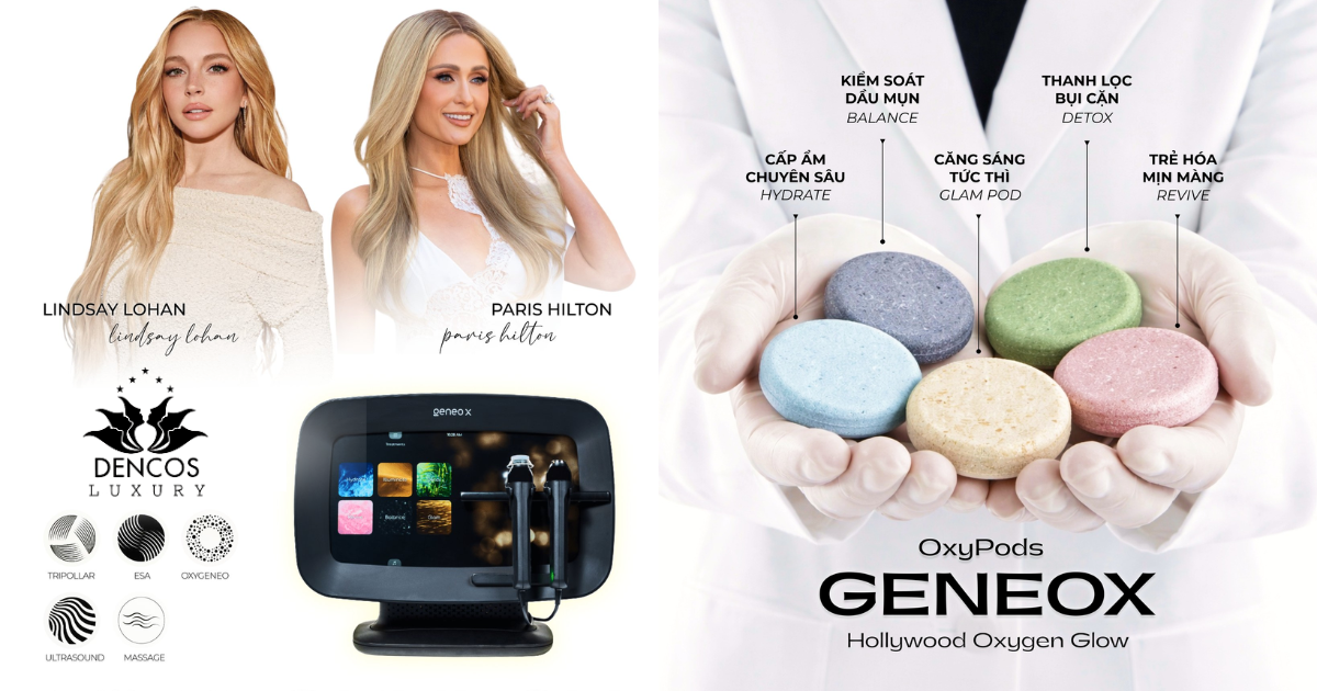 OXYPODS: BẢNG MÀU QUYỀN LỰC CHO LÀN DA CĂNG BÓNG TỨC THÌ TỪ LIỆU TRÌNH GENEOX