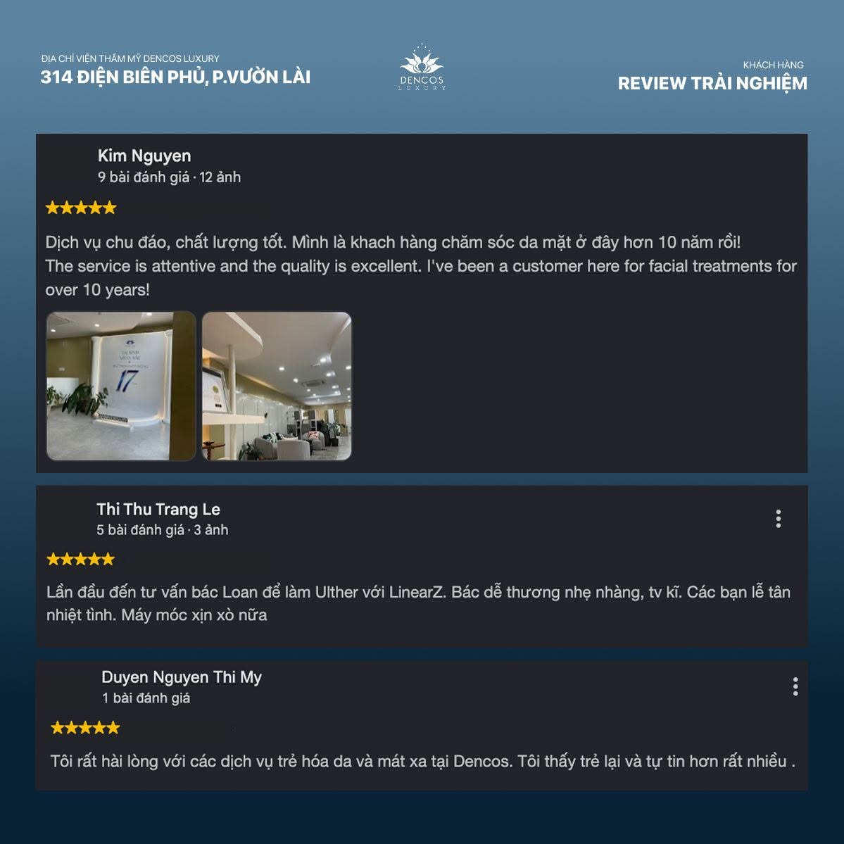 Review Dencos LuxurY: tay nghề và y đức của Bác sĩ Hồng Loan