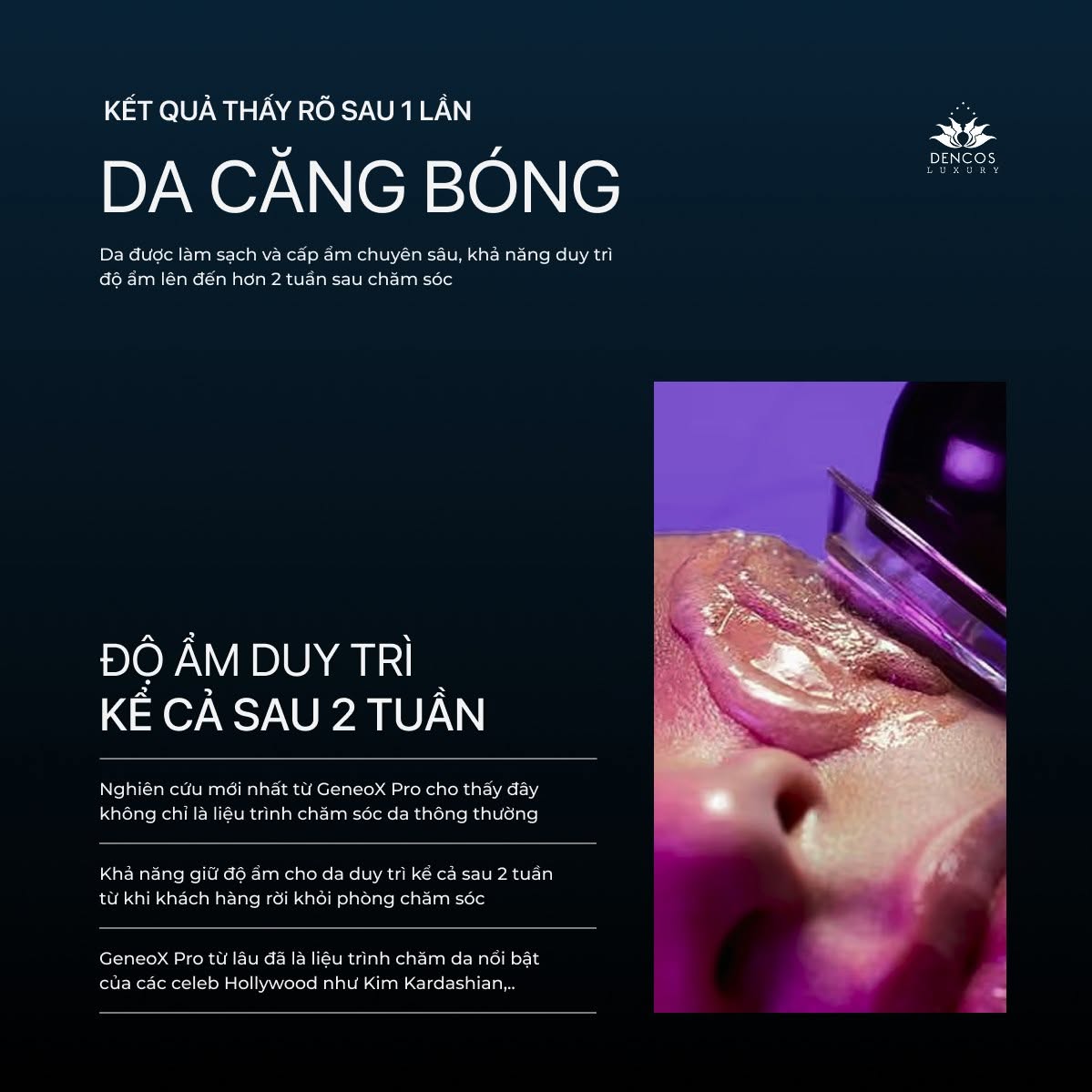 Trải nghiệm dịch vụ chăm sóc da cao cấp tại Dencos Luxury