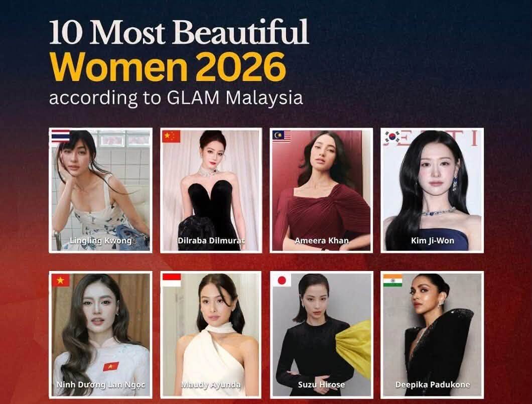 NINH DƯƠNG LAN NGỌC – TOP 10 MOST BEAUTIFUL WOMEN IN ASIA 2026: Dencos Luxury chúc mừng dấu ấn nhan sắc Việt