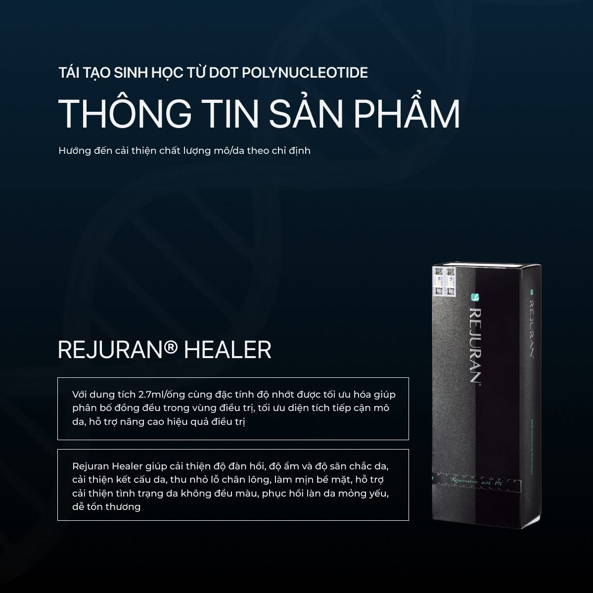 Rejuran Healer (Hộp đen) – Tiêm Tăng Sinh & Phục Hồi Toàn Diện