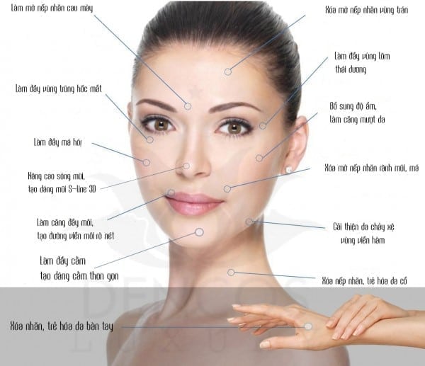 Một số tác dụng đa dạng của filler.